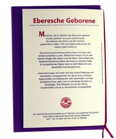 Lebensbaum Geschenkkarte "Mädchen"