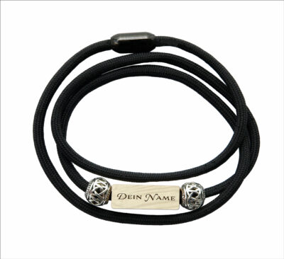 lebensbaum armband hainbuche schwarz 3er 1