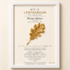 Natur-Unikat Eiche Gold Edition mit echtem Eichenblatt