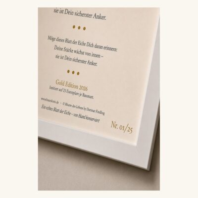 natur unikat eiche gold edition 06 limitierung
